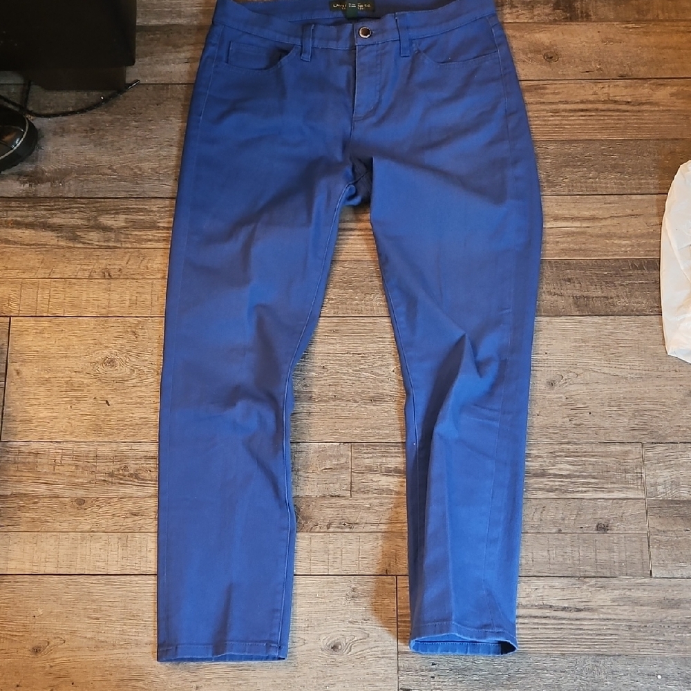 Ralph Lauren Vibrant Blue Denim Womens Size 10.